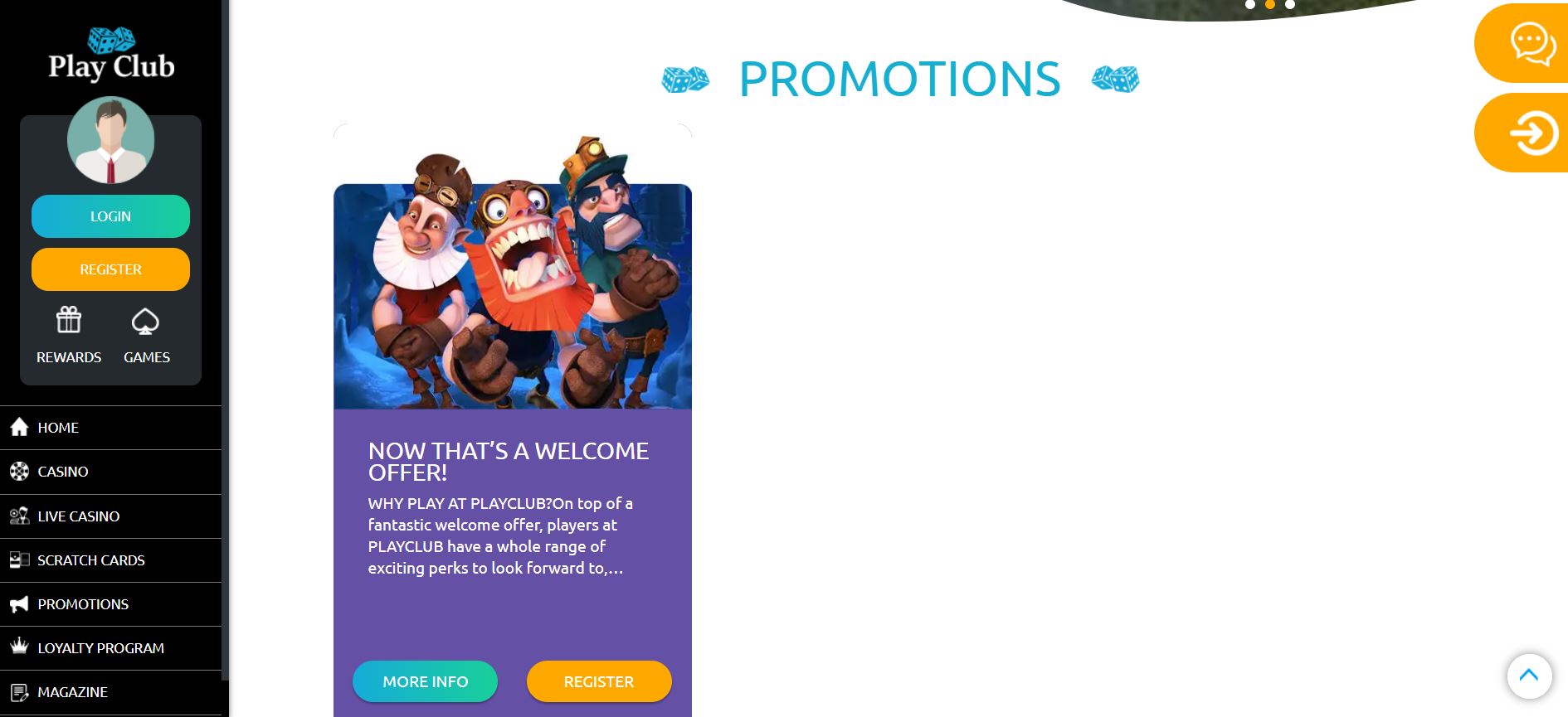 play club casino promotions